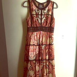 Anthropologie Bohemian Maxi Dress